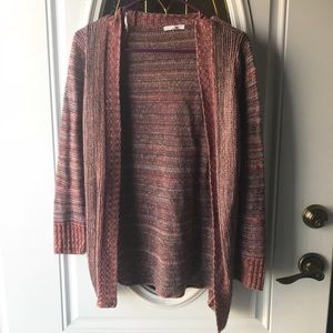 Multi color cardigan, barely worn.